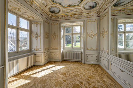 Bild: Villa Merian, Boudoir - Fotos: © Christoph Merian Stiftung / Kathrin Schulthess